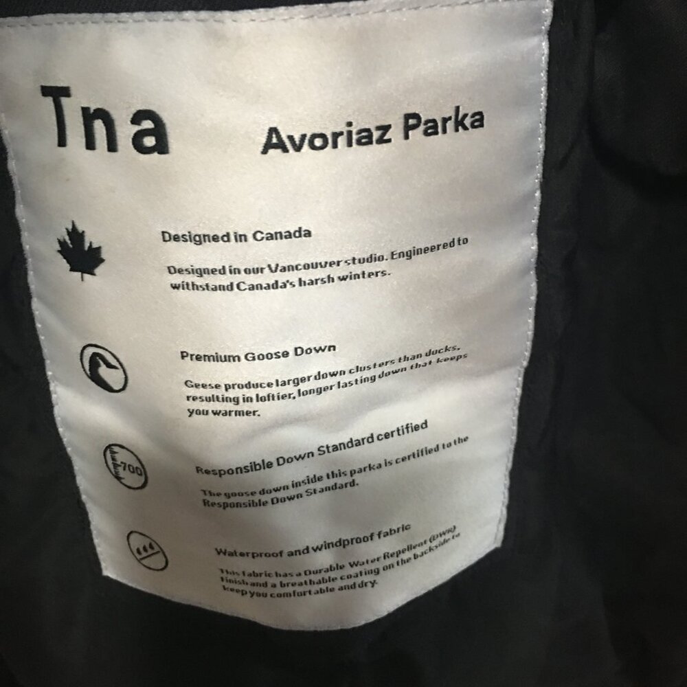 Aritzia Tna Avoriaz Parka – Black – Size(M - Picture 14 of 16
